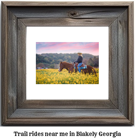 trail rides near me in Blakely, Georgia